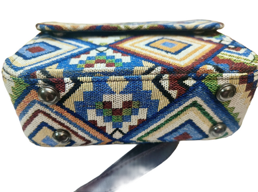 Jacquard Box Clutch Bag 9×6 inches