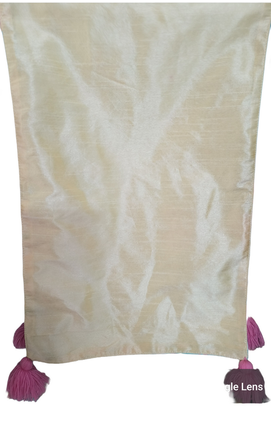 Table Runner In 12 x 72 Inches With Tassels, Floral Watercolor