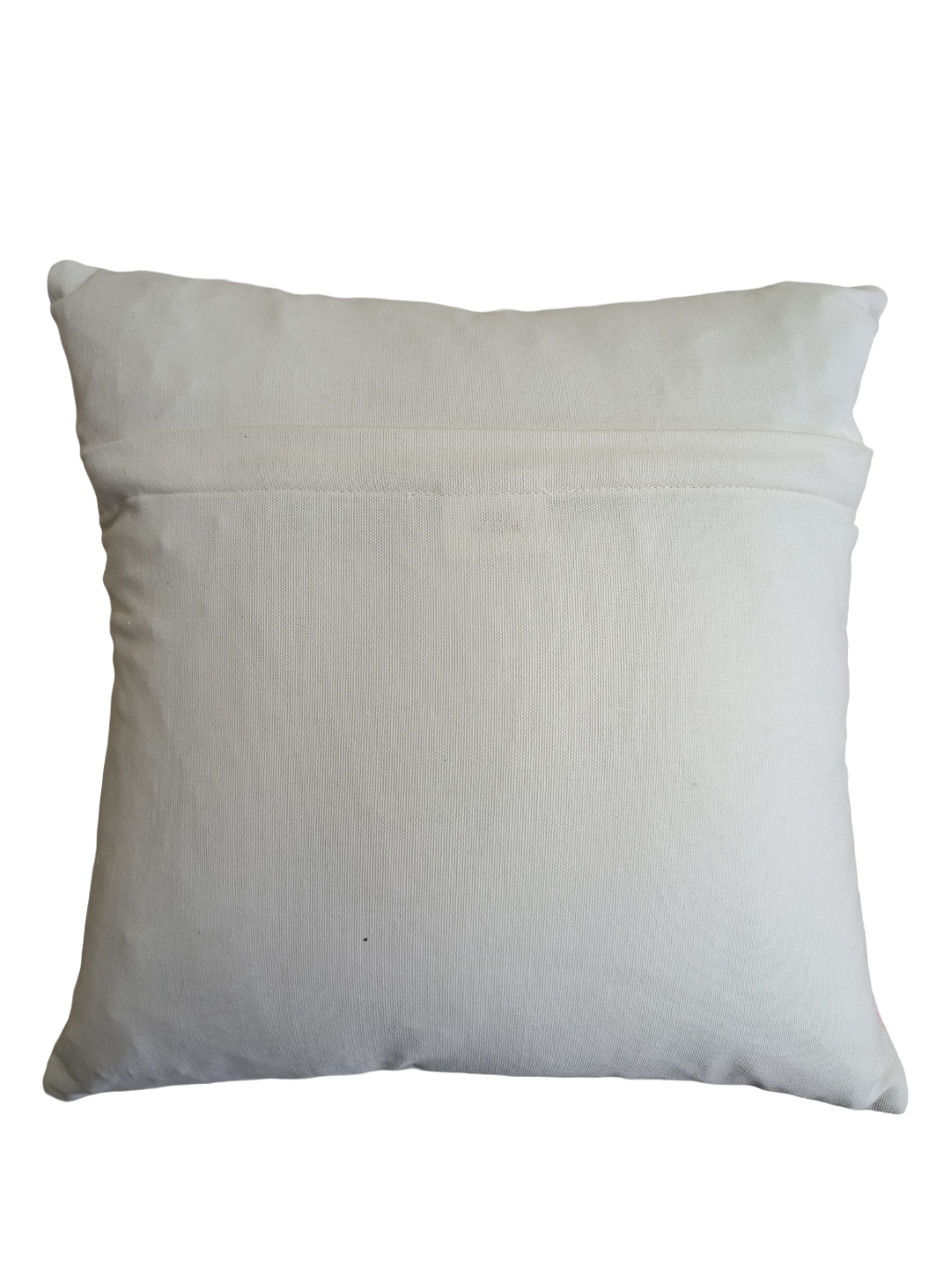 Floral Fusion Embroidered 16 x 16 Inches Cushion Cover, Multi