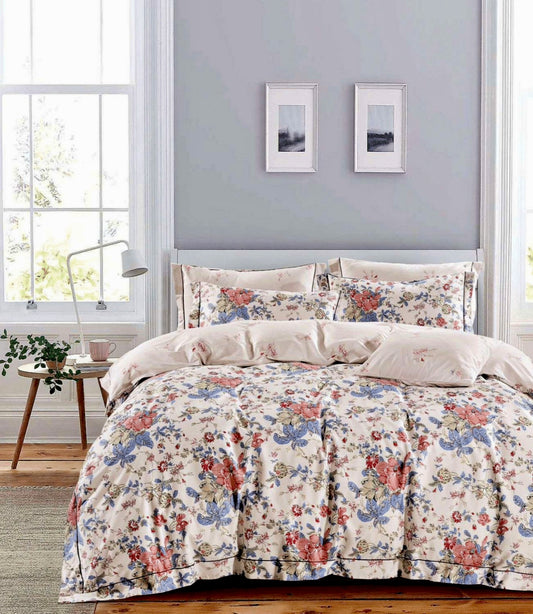 300 TC Pure Cotton Ultra Soft Bedsheet With Two Pillow Covers