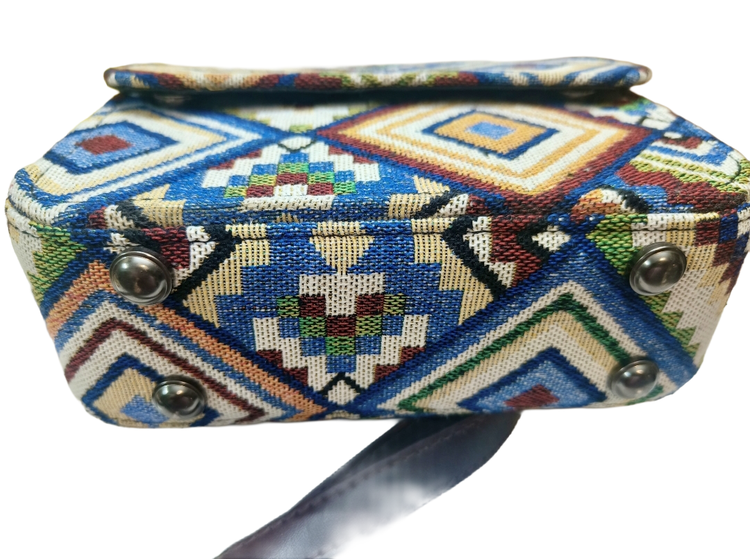 Jacquard Box Clutch Bag 9×6 inches